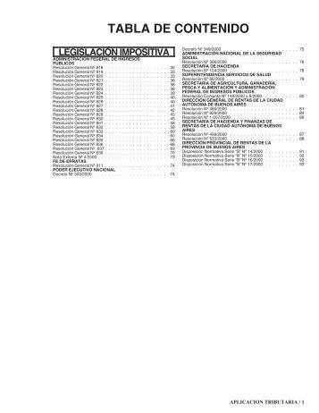 NOVEDADES: LEGISLACIÓN IMPOSITIVA - DentroDe