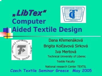 computer aided design of textile structures and ... - Centrum Textil