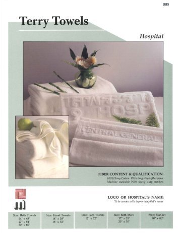 Download the Terry Towel Brochure - Lomig