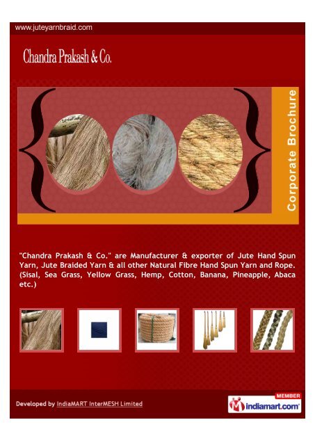jute spun yarn