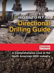 2011 Horizontal Directional Drilling Guide - TrenchlessOnline