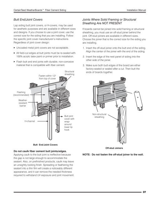 Installation Manual - CertainTeed