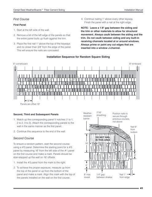 Installation Manual - CertainTeed