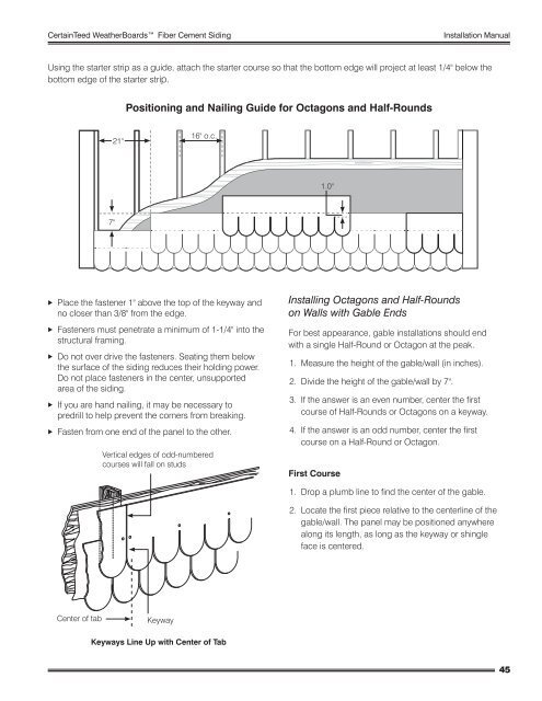 Installation Manual - CertainTeed