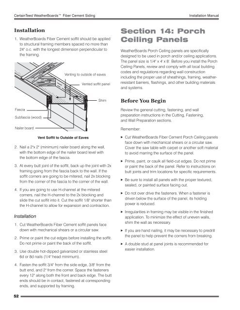 Installation Manual - CertainTeed