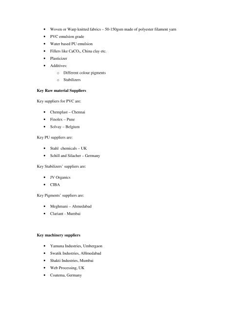 Domestic technical textiles Industry Segment-wise consumption of ...