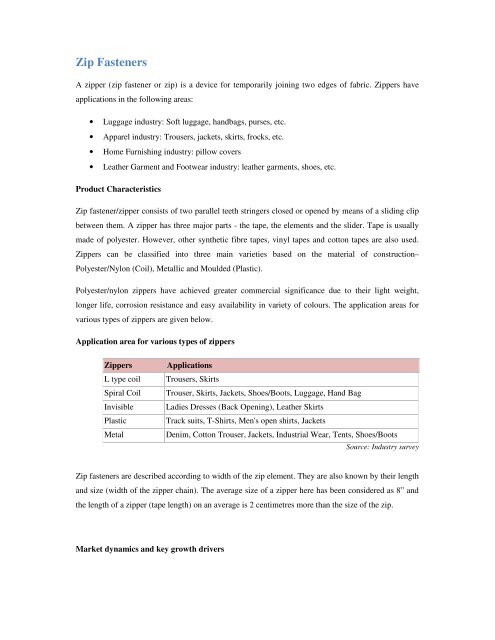 Domestic technical textiles Industry Segment-wise consumption of ...