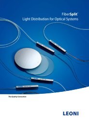 FiberSplit® Light Distribution for Optical Systems - LEONI Business ...