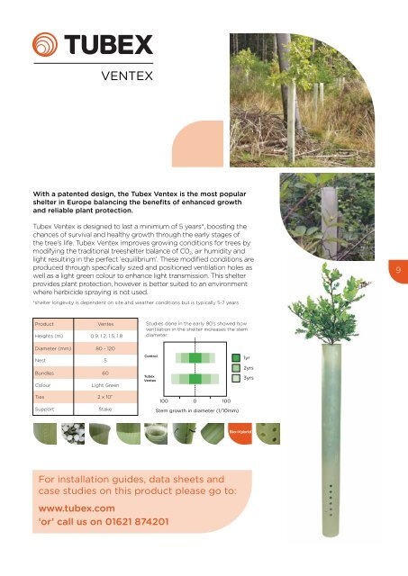 Forestry & Landscaping - Tubex Tree Shelters | Tree Guards