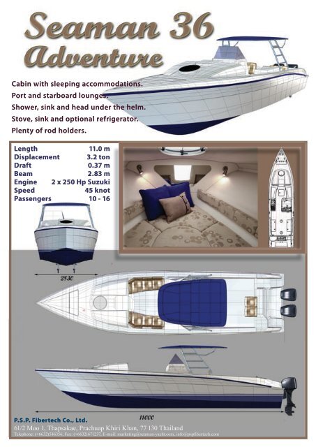 Seaman 36 Tr 36 Foot Spee