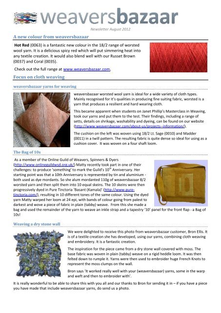 weavers bazaar yarn
