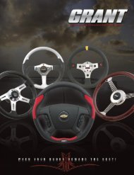 Matte Black 3-Spoke Design 3 1//2/" Dish Grant 702 GT Sport Steering Wheel