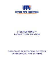 fibreglass reinforced plastic pipe product line - Future Pipe Industries