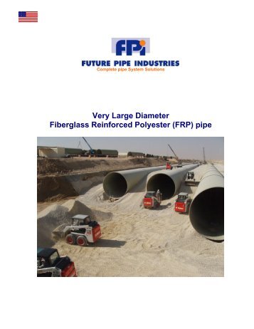 Very Large Diameter Fiberglass Reinforced Polyester (FRP) pipe