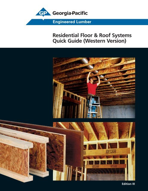 Residential Floor & Roof Systems Quick Guide - BlueLinx