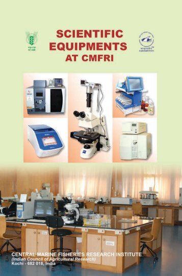 Scientific Equipments at CMFRI - Central Marine Fisheries Research ...