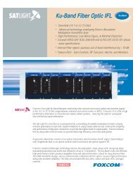 Foxcom Sat-Light Ku-Band Fiber Optic IFL