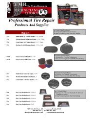 Technicians Choice Tire Repair Brochure - The Main Resource