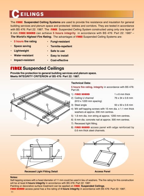 FIREX BOARD - Manitoba Green Building Products Directory