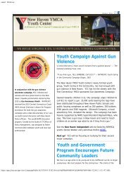 New Haven YMCA Youth Center Newsletter 02 11 - Central ...