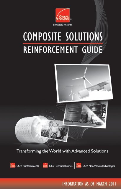 Composite Solutions Reinforcement Guide - OCV Reinforcements