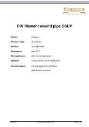 Chapter 6 CSUP filament wound pipe DIN - Fiberpipe