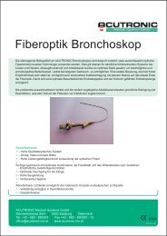 Fiberoptik Bronchoskop - Acutronic Medical Systems GmbH
