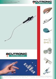 SensaScope T M - Acutronic Medical Systems GmbH