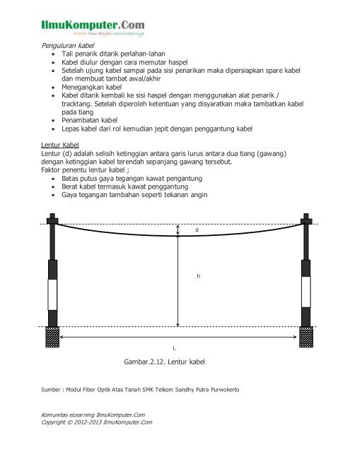 Fiber Optik Atas Tanah (Part 4) - IlmuKomputer.Com