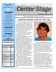 August 2012 Newsletter - Sheridan Senior Center