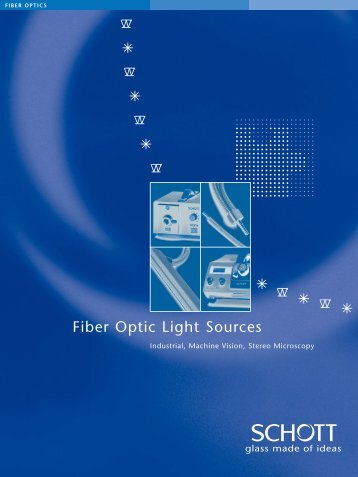 Fiber Optic Light Sources - SCHOTT North America