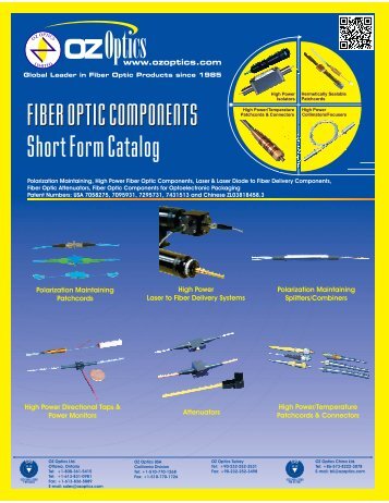Fiber Optic Components-SFC.cdr - OZ Optics