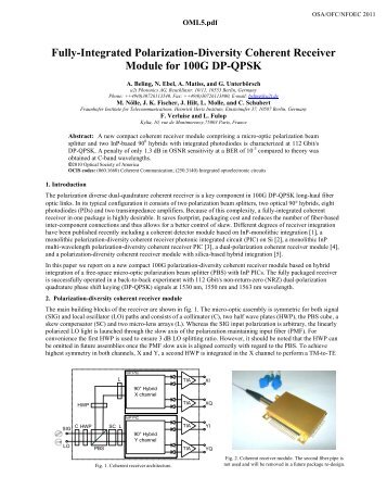 Fully-Integrated Polarization-Diversity Coherent Receiver Module for ...