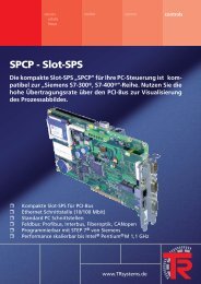 SPCP - Slot-SPS - TR-Electronic GmbH