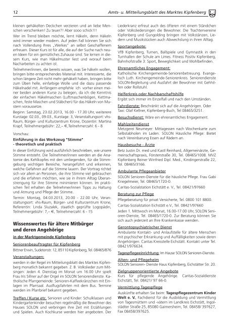 Amts- u. Mit tei lungs blatt - Druckerei Fuchs GmbH