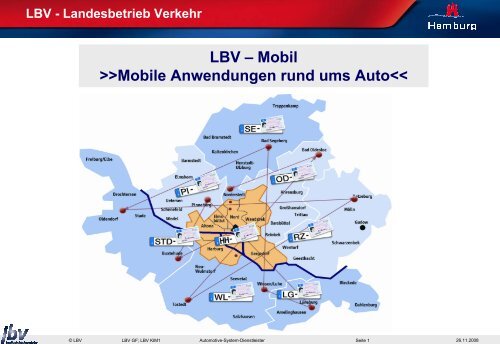 LBV – Mobil >>Mobile Anwendungen rund ums Auto