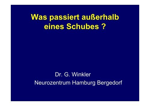 Fatigue und Depression bei der Fatigue und Depression bei der ...