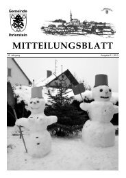 Mitteilungsblatt Januar 2013 - Ihrlerstein