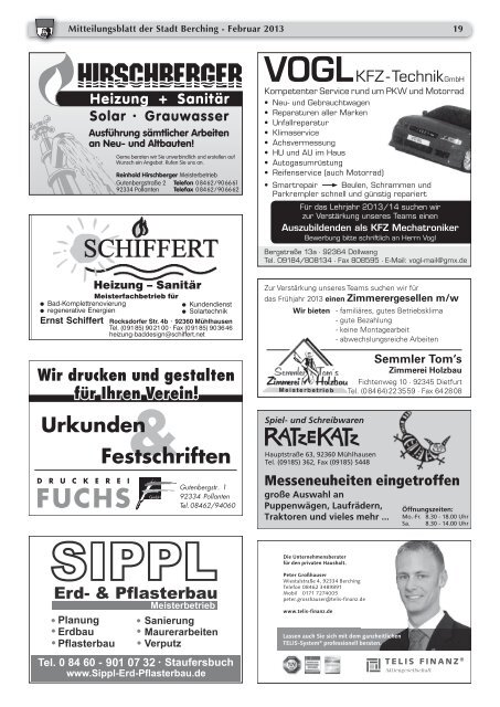 Berchinger - Druckerei Fuchs GmbH