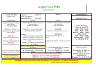 FFBC tableau récapitulatif option sport 2012-2013 - SUAPS