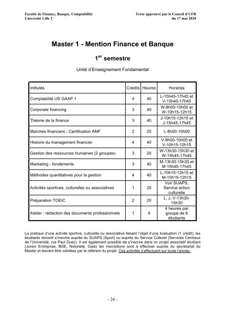 Guide Master formation initiale 2010-2011 - Ecole supérieure des ...