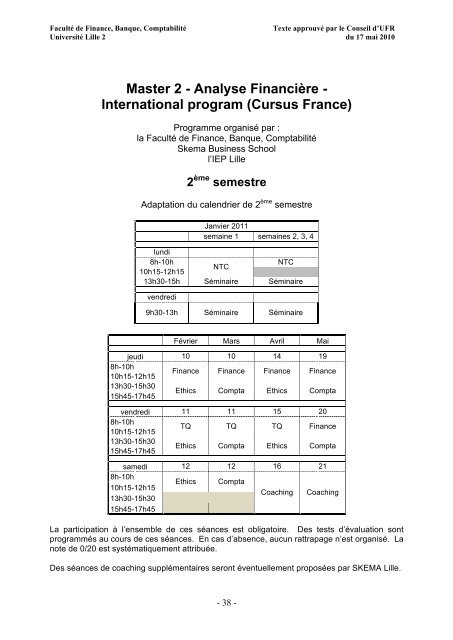 Guide Master formation initiale 2010-2011 - Ecole supérieure des ...
