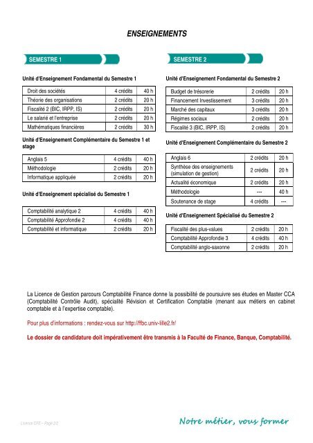 licence de gestion comptabilite et finance d'entreprises