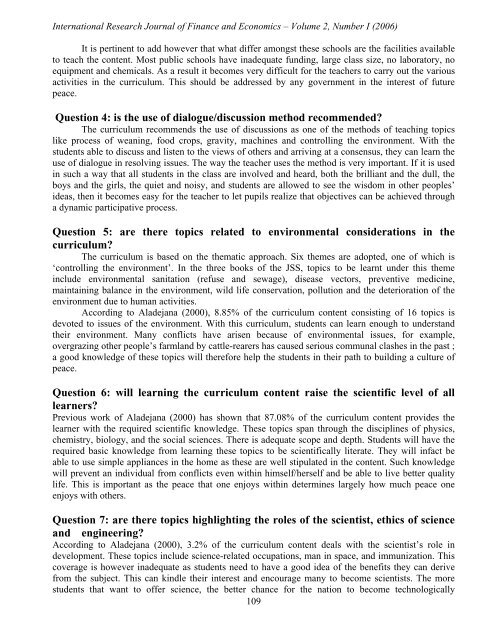 EFFECT OF VITAMINS C AND E INTAKE ON BLOOD ... - EuroJournals