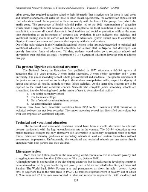 EFFECT OF VITAMINS C AND E INTAKE ON BLOOD ... - EuroJournals