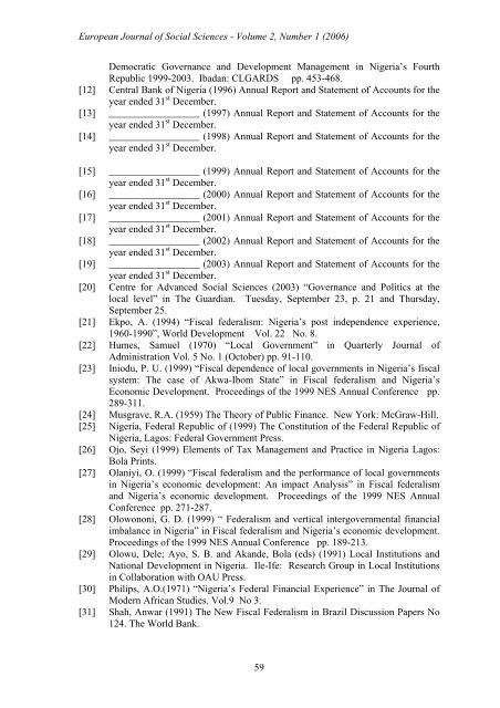 EFFECT OF VITAMINS C AND E INTAKE ON BLOOD ... - EuroJournals