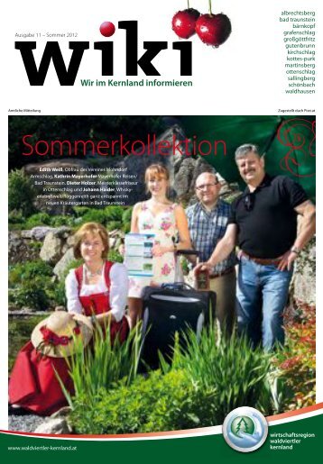 Sommerkollektion - Wirtschaftsregion Waldviertler Kernland