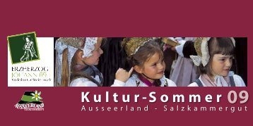 Kultur-Sommer - Ausseerland Salzkammergut