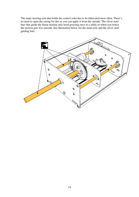 User manual for force feedback yoke (english) - Flight illusion