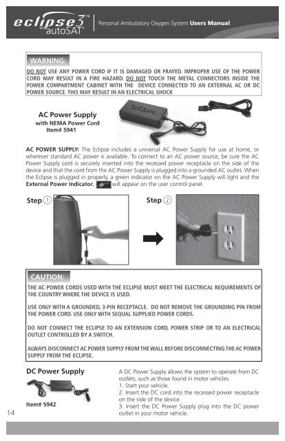 Eclipse 3 User Manual - SeQual Technologies